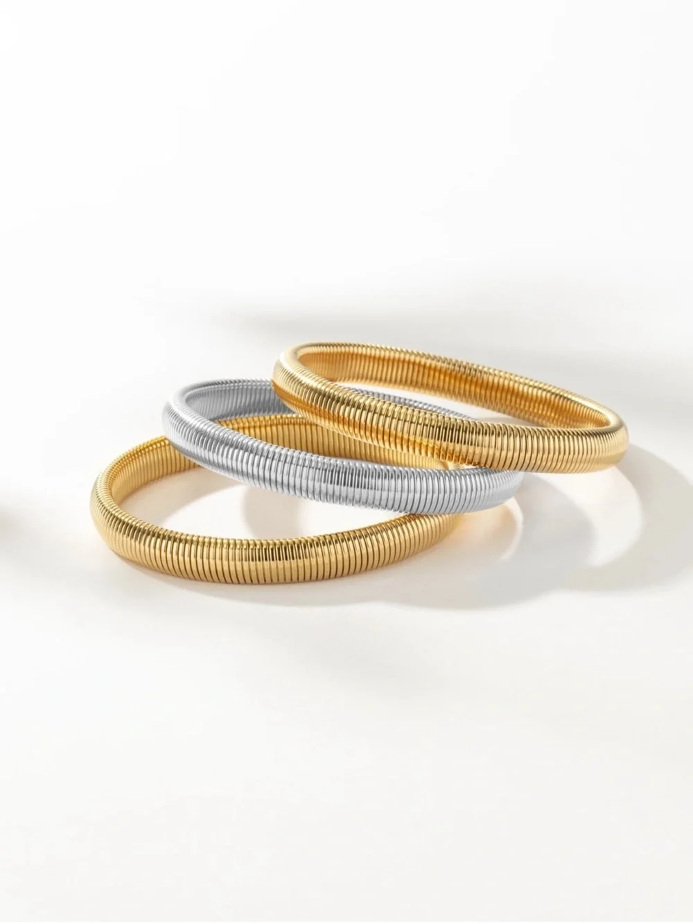 Cleo Bracelet Set of 3 - mixed metal